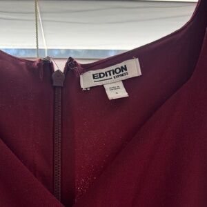 a new day Deep Red Dress